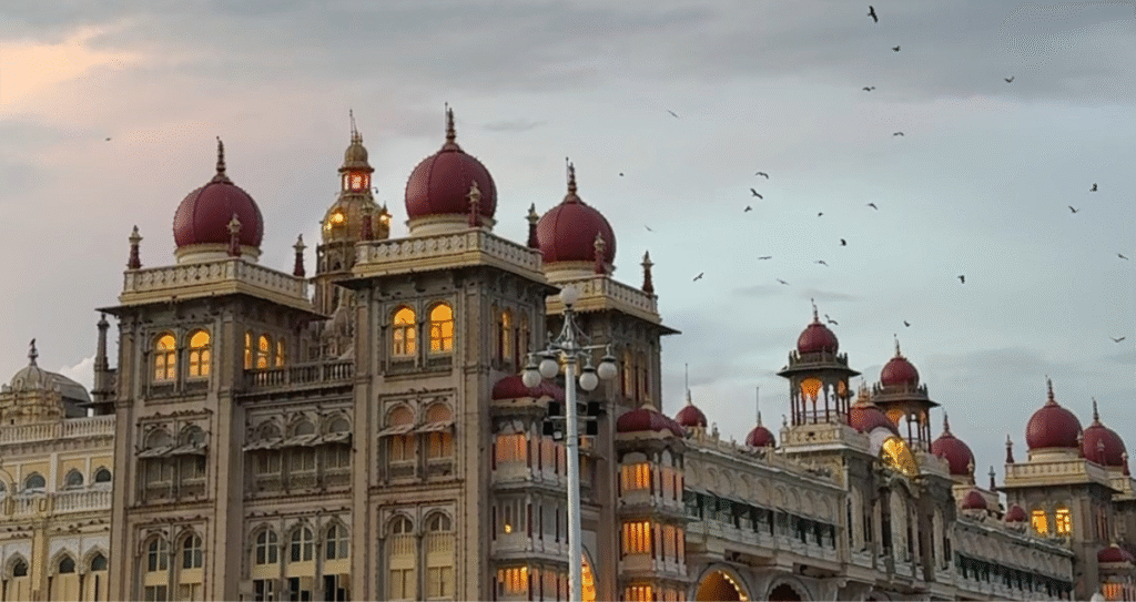 Palacio de Mysore, uno de los monumentos más emblemáticos de la India